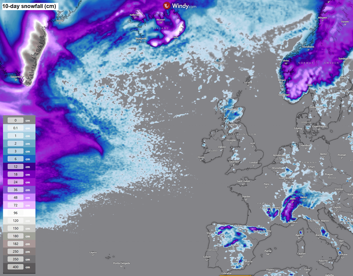 flusso zonale-nord-atlantico-modello-attivo-tempeste-intense-europa-occidentale-dicembre-2025-nevicate