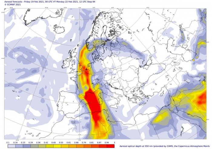 sahara-dust-storm-warm-wave-europe-monday-advection