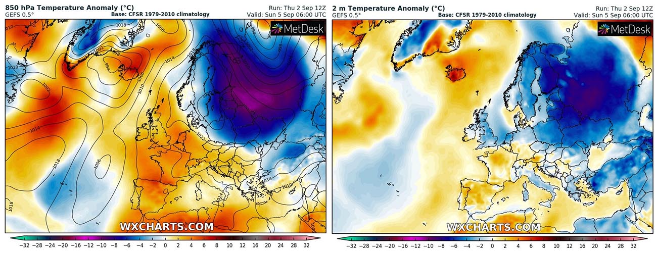 fall-2021-arctic-blast-scandinavia-temperature-sunday