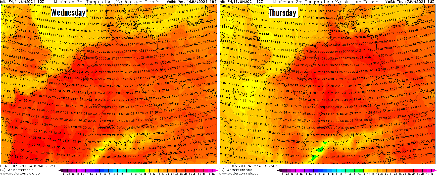 first-significant-heatwave-2021-europe-mid-week-temperatures