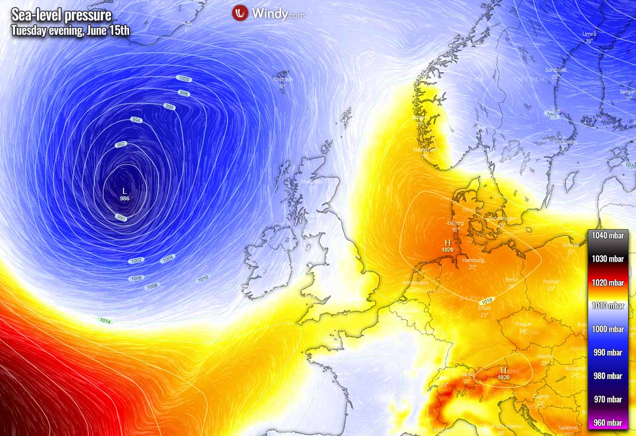 first-significant-heatwave-2021-europe-pressure-mid-week