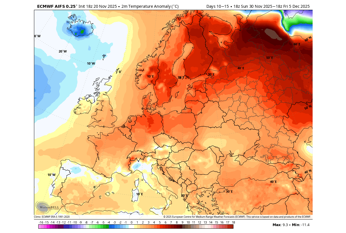 winter-forecast-december-temperature-anomaly-europe-cold-polar-vortex-collapse