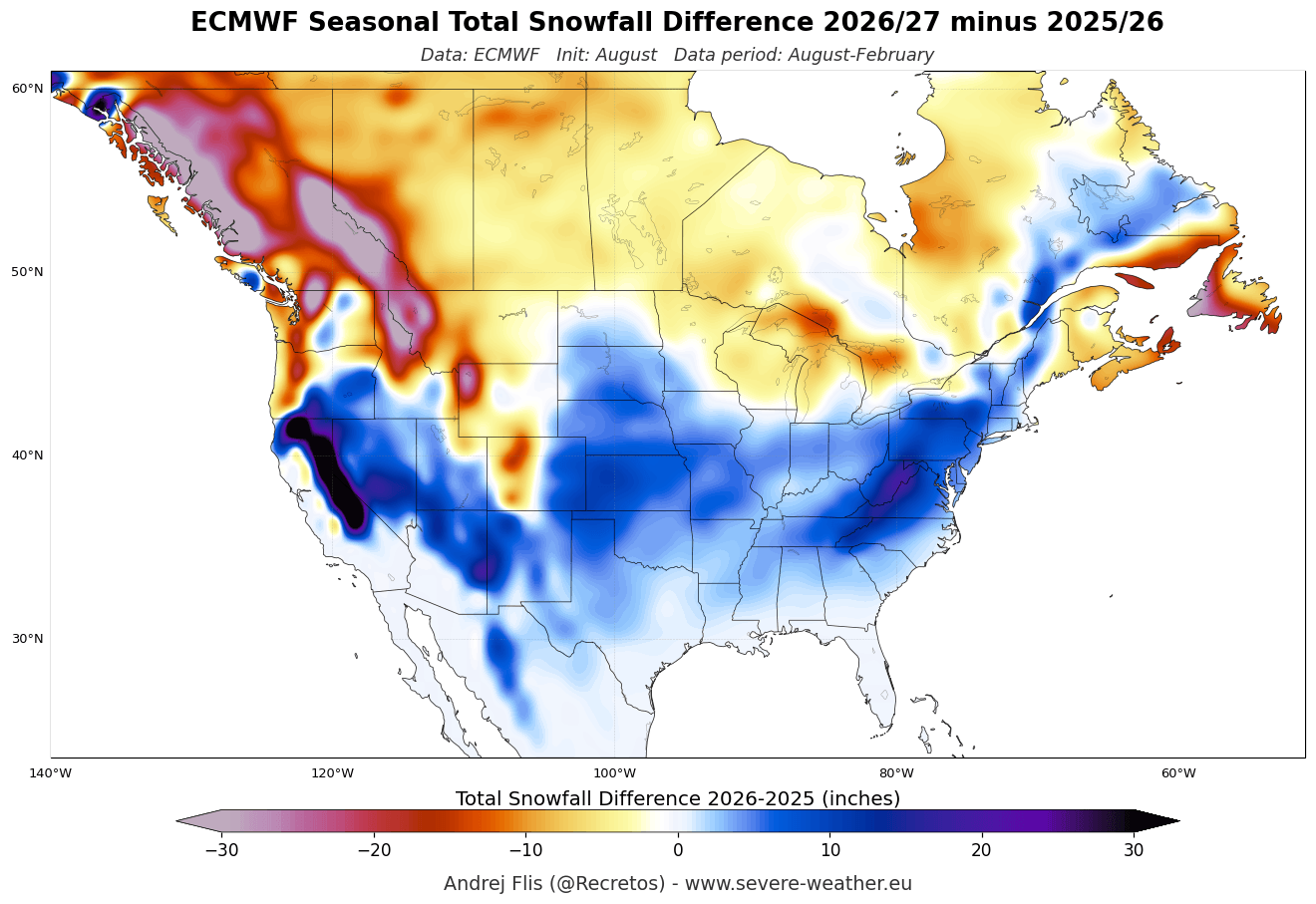 ecmwf-long-range-total-snowfall-forecast-united-states-canada-2026-to-2025-change-large-snow-depth-prediction
