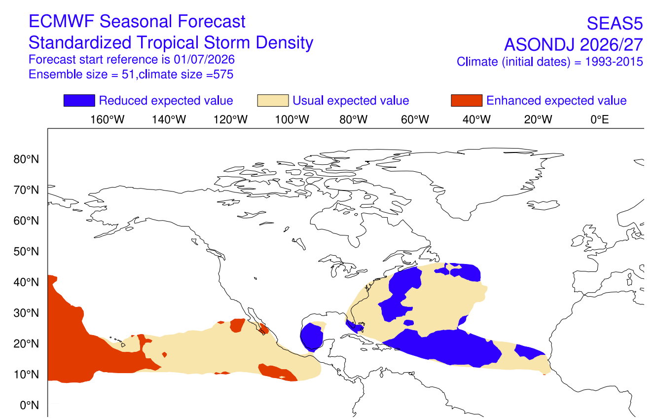el-nino-hurricane-season-2026-forecast-ecmwf-reduced-activity-united-states-canada-weather