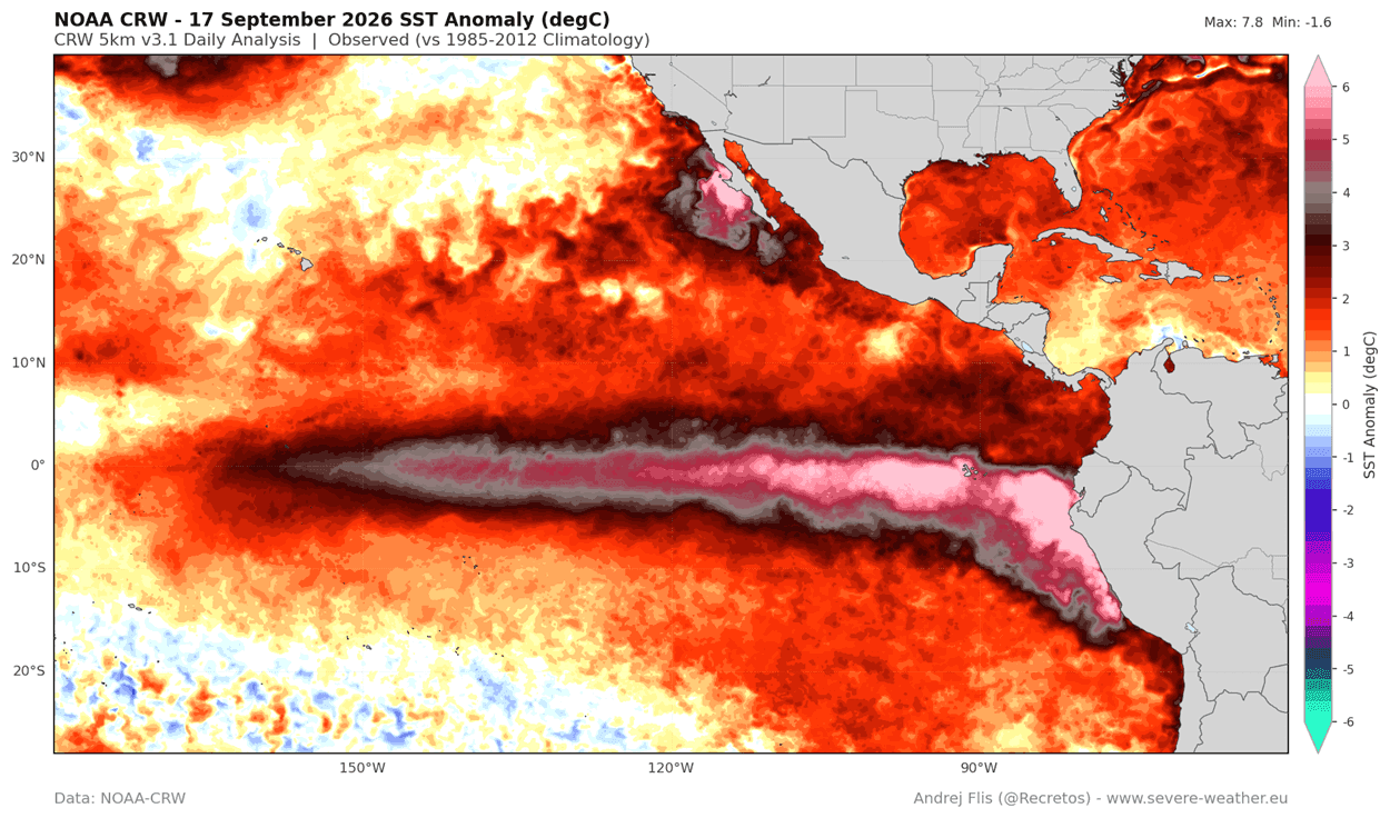 enso-pacific-ocean-temperature-anomaly-analysis-noaa-crw-analysis-mid-september-super-el-nino-developing-for-winter-season-united-states-canada
