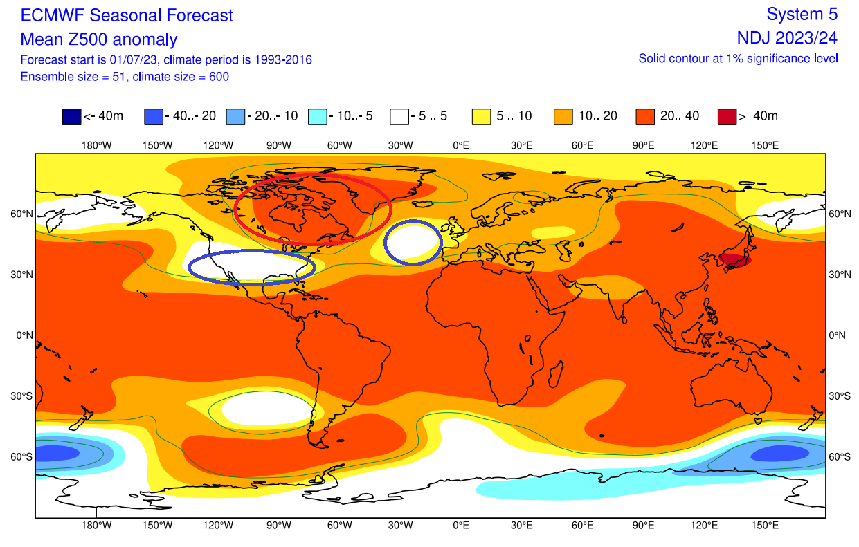 fall-2023-weather-forecast-ecmwf-global-pressure-anomaly-united-states-pattern-el-nino-impact