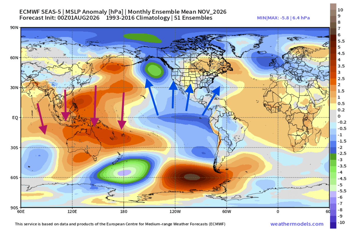 fall-2026-weather-final-forecast-ecmwf-global-pressure-anomaly-sea-level-united-states-canada-super-el-nino-influence