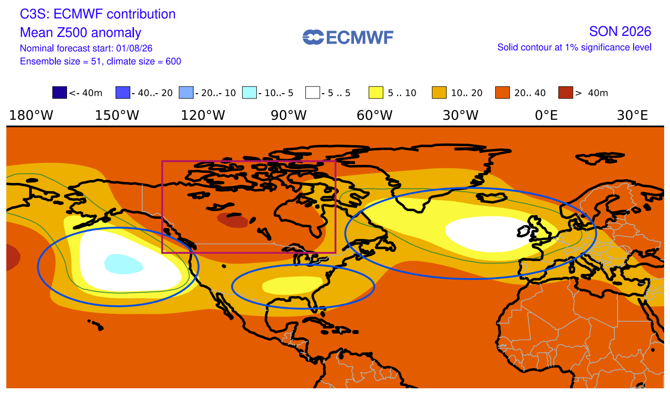 fall-2026-weather-forecast-ecmwf-global-pressure-anomaly-united-states-canada-super-el-nino-forcing