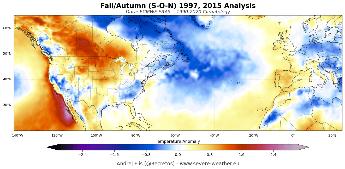 fall-fina-forecast-2026-super-el-nino-temperature-anomaly-united-states-canada-europe-era5-reanalysis