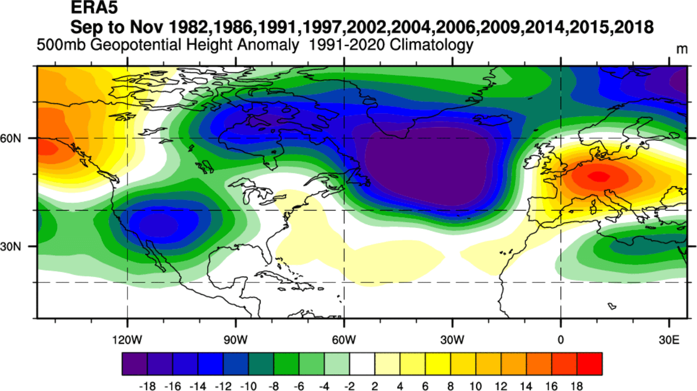 fall-forecast-el-nino-correlation-weather-pressure-pattern-anomaly-united-states-canada-europe