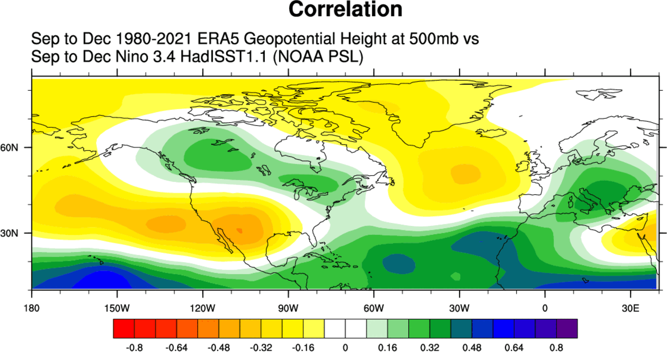 fall-forecast-la-nina-correlation-weather-pressure-pattern-anomaly-united-states-canada-europe
