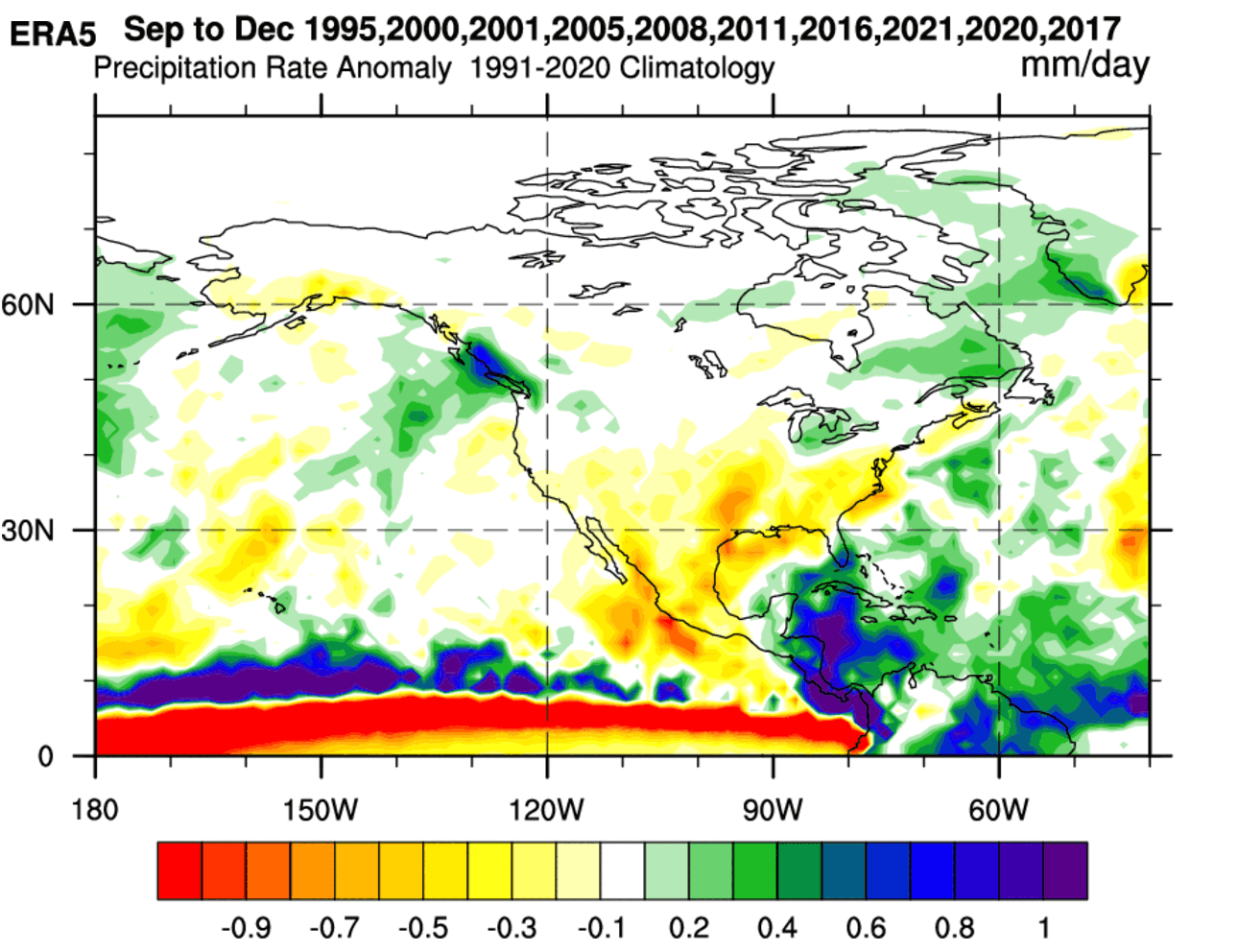 fall-forecast-la-nina-enso-historical-rainfall-anomaly-pattern-united-states-canada