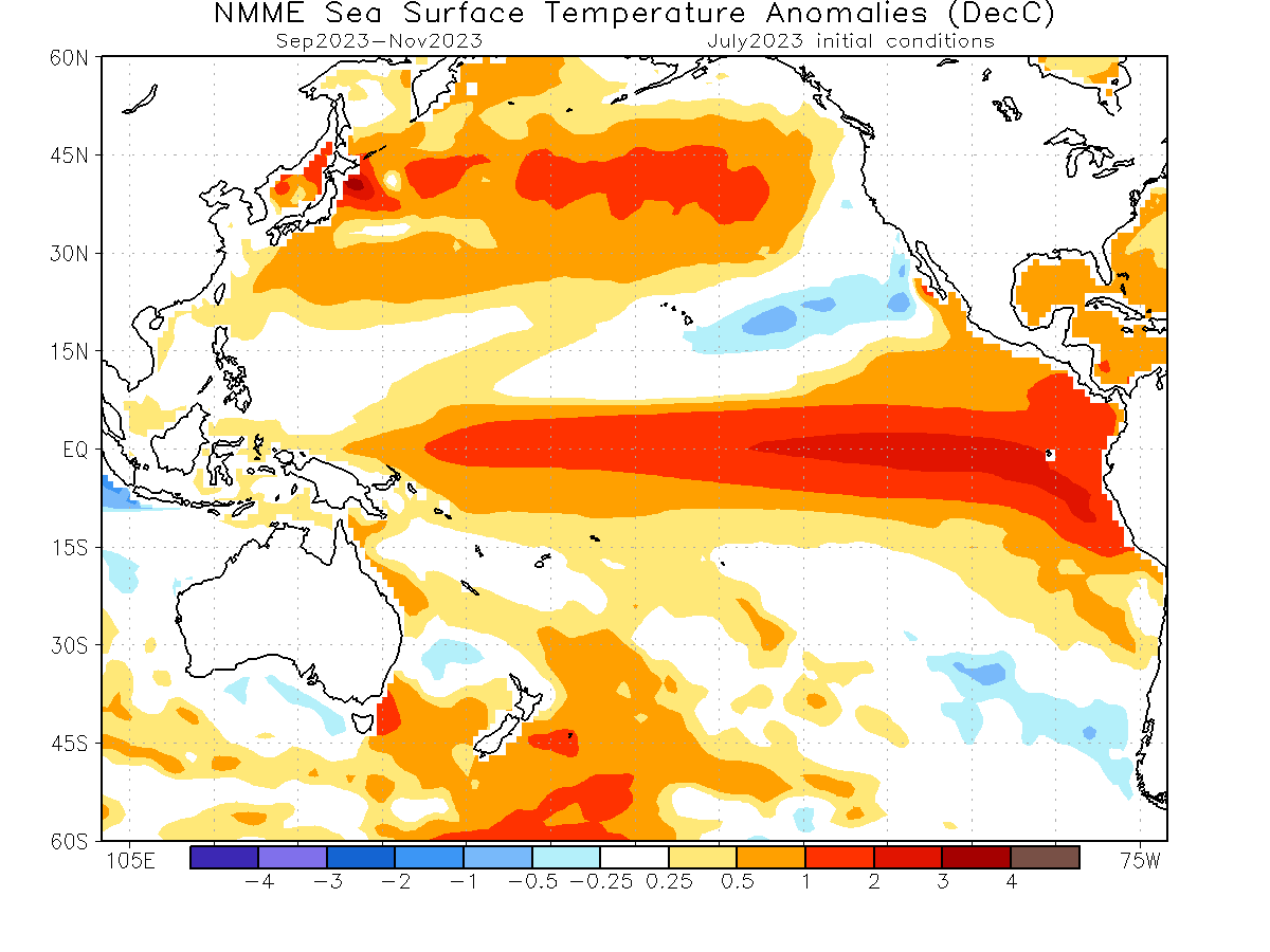 fall-winter-season-global-ocean-temperature-anomaly-forecast-noaa-nmme-united-states-canada-2023-weather-el-nino-phase