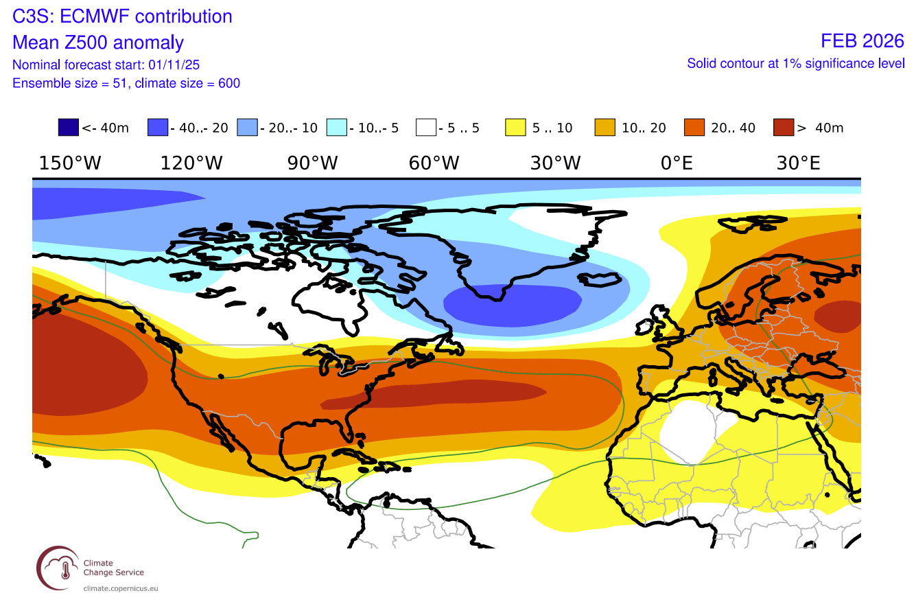 february-2026-winter-weather-pressure-forecast-anomaly-united-states-canada-polar-vortex-collapse