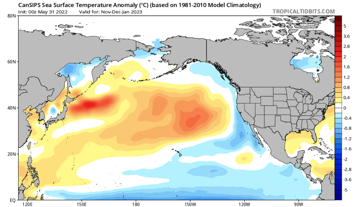 ocean-atmosphere-influence-pacific-decadal-oscillation-temperature-anomaly-forecast-nmme-north-america-united-states-noaa