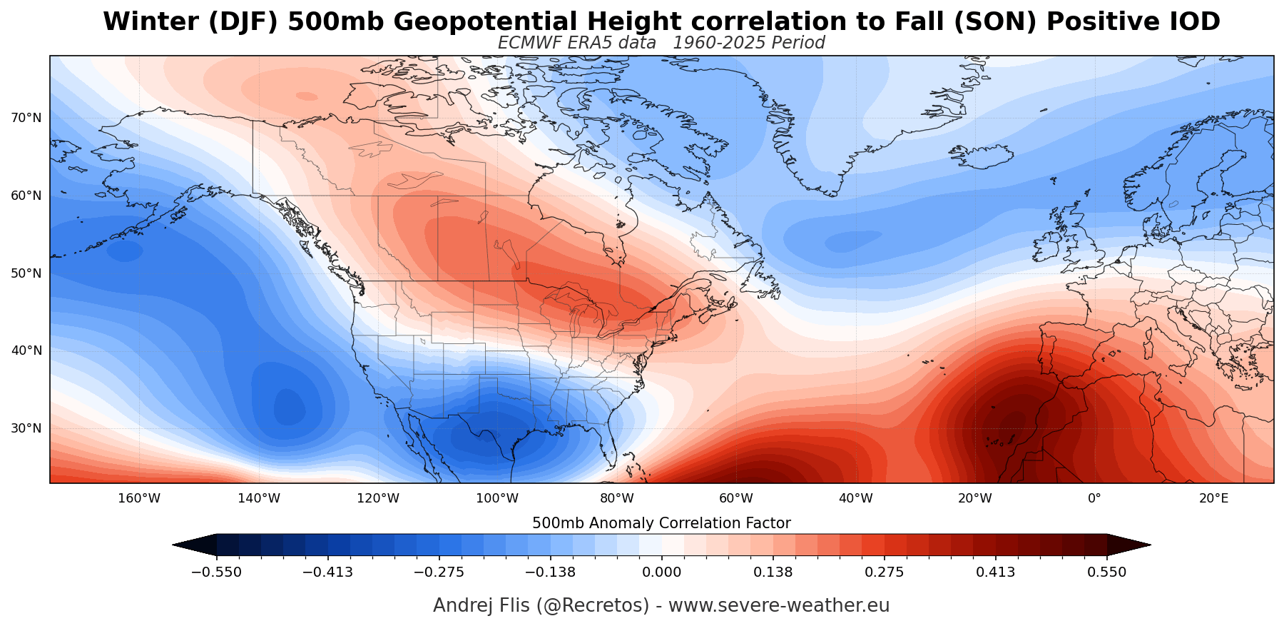 ocean-weather-atmosphere-influence-united-states-canada-winter-cold-season-pressure-pattern-wave-train-anomaly-el-nino-iod-correlation