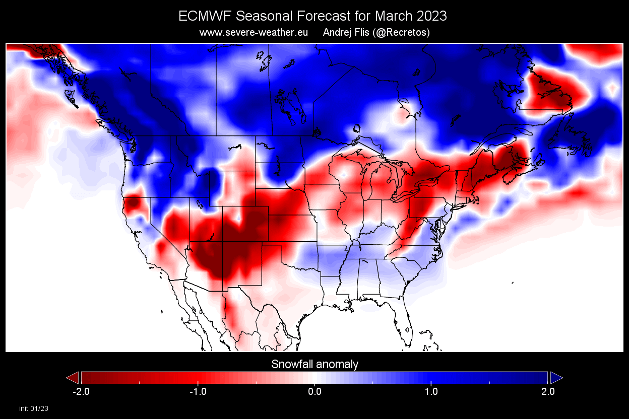 Spring forecast 2023 The La Nina Winter pattern is forecast to extend