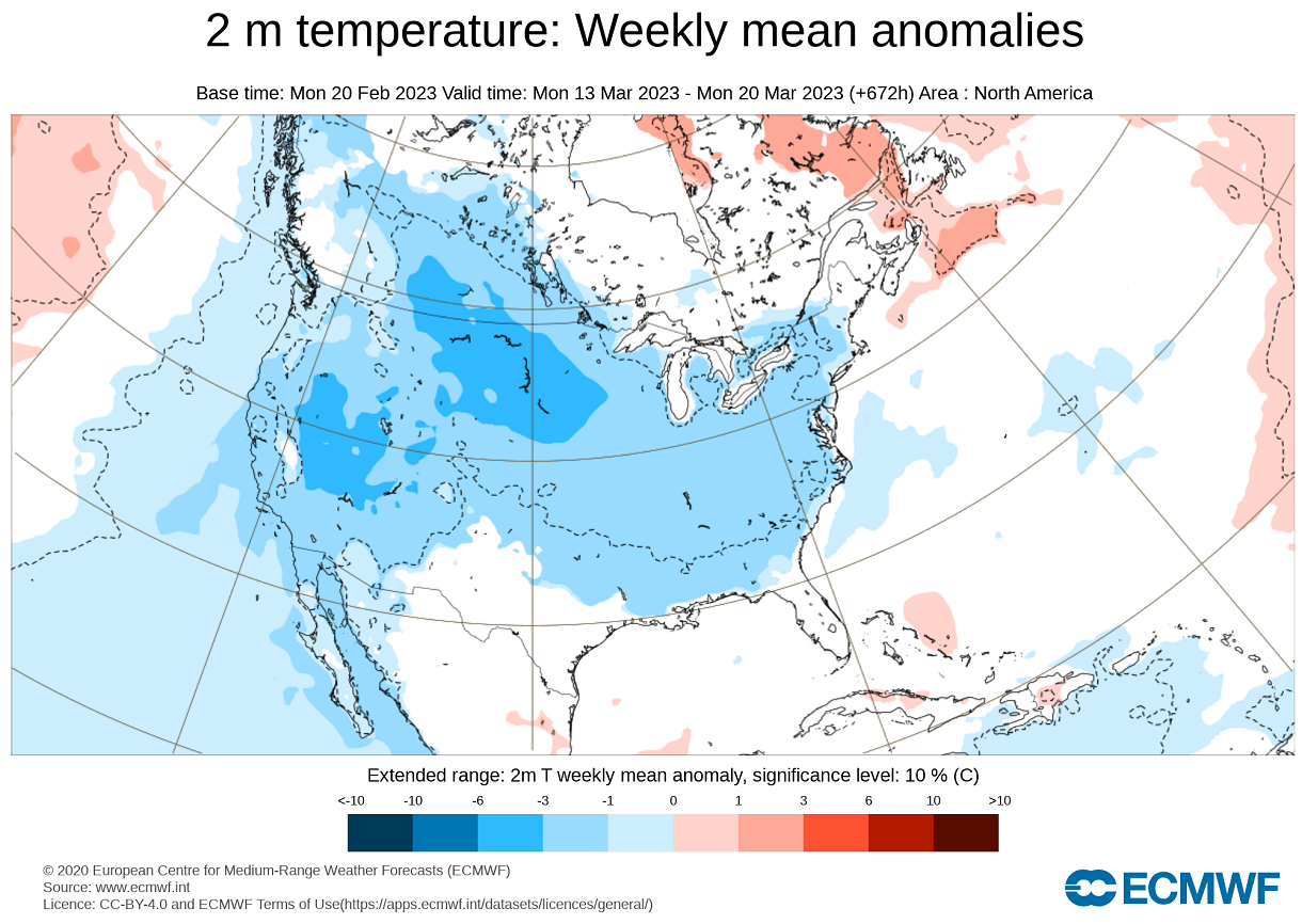 sudden-stratospheric-warming-winter-polar-vortex-north-hemisphere-forecast-temperature-ecmwf-extended-ensemble-united-states-mid-march