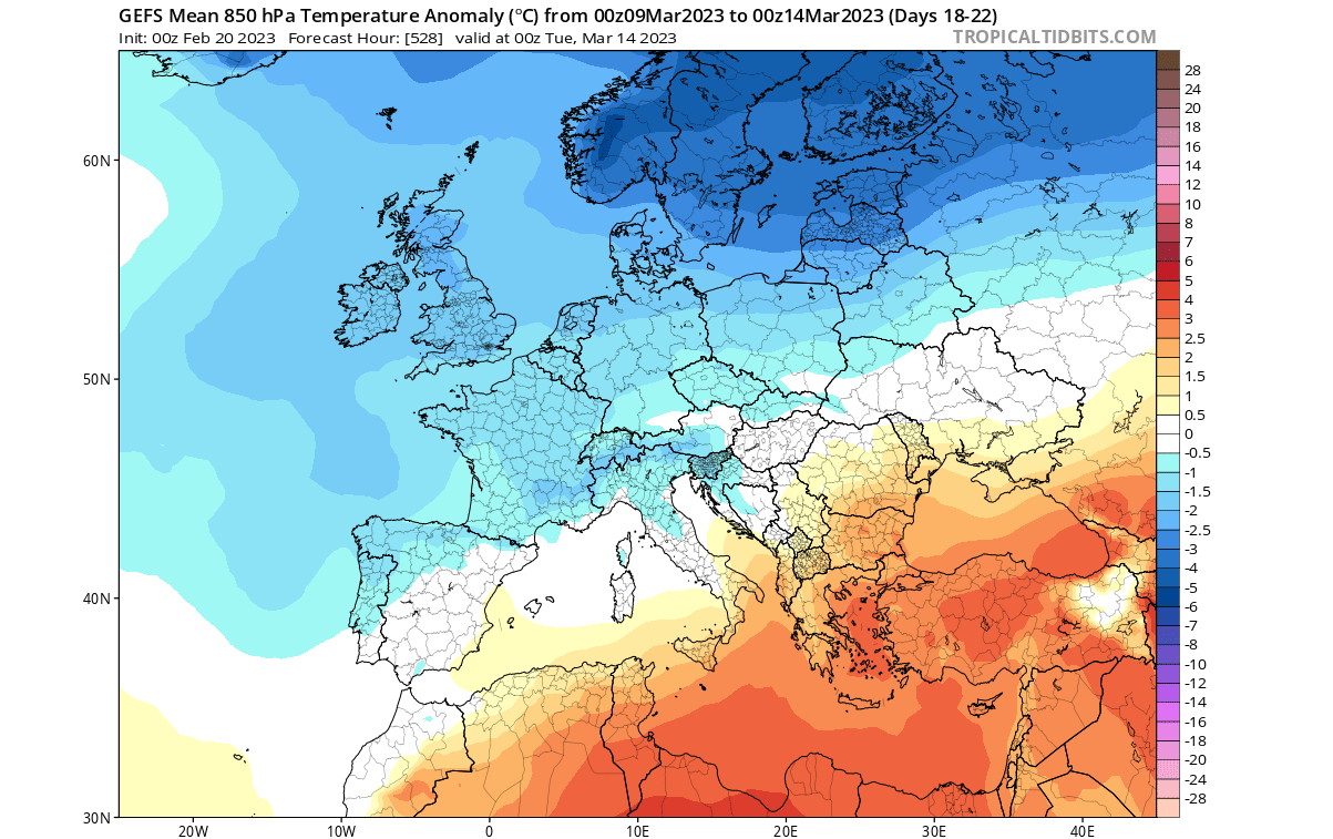 sudden-stratospheric-warming-winter-polar-vortex-north-hemisphere-forecast-temperature-noaa-gefs-ensemble-europe-march