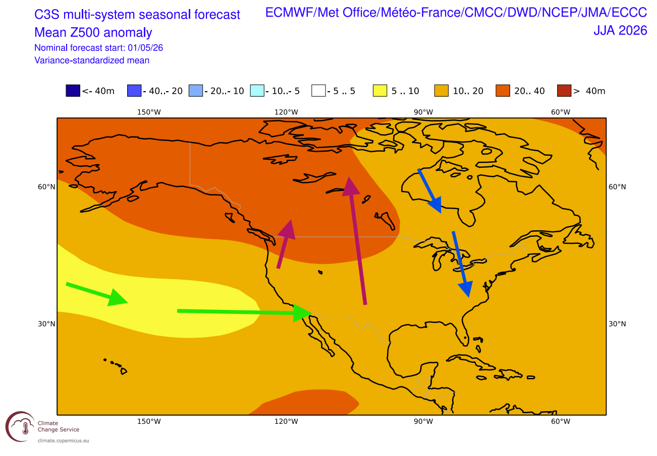 super-el-nino-ecmwf-seasonal-forecast-data-pressure-anomaly-united-states-canada-summer-pattern-pacific-jet-stream