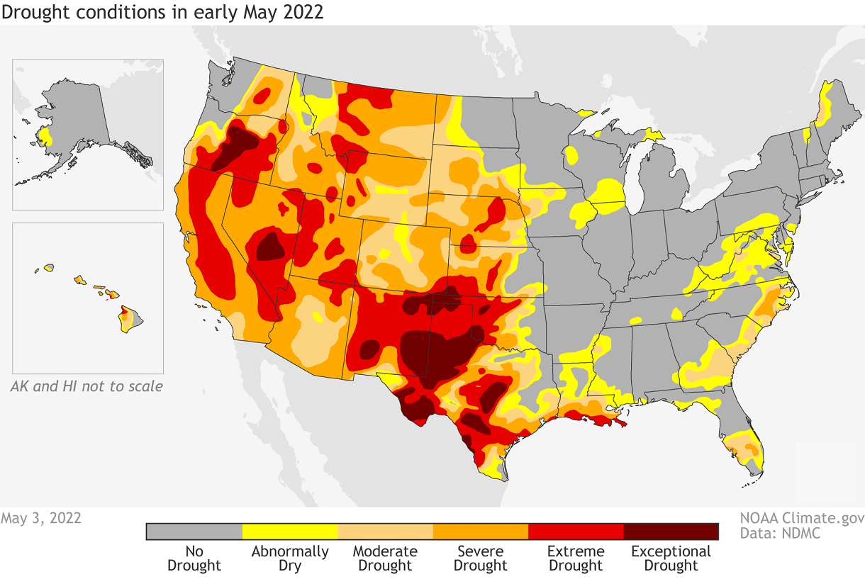 united-states-drought-monitor-latest-may-2022-summer-season-forecast