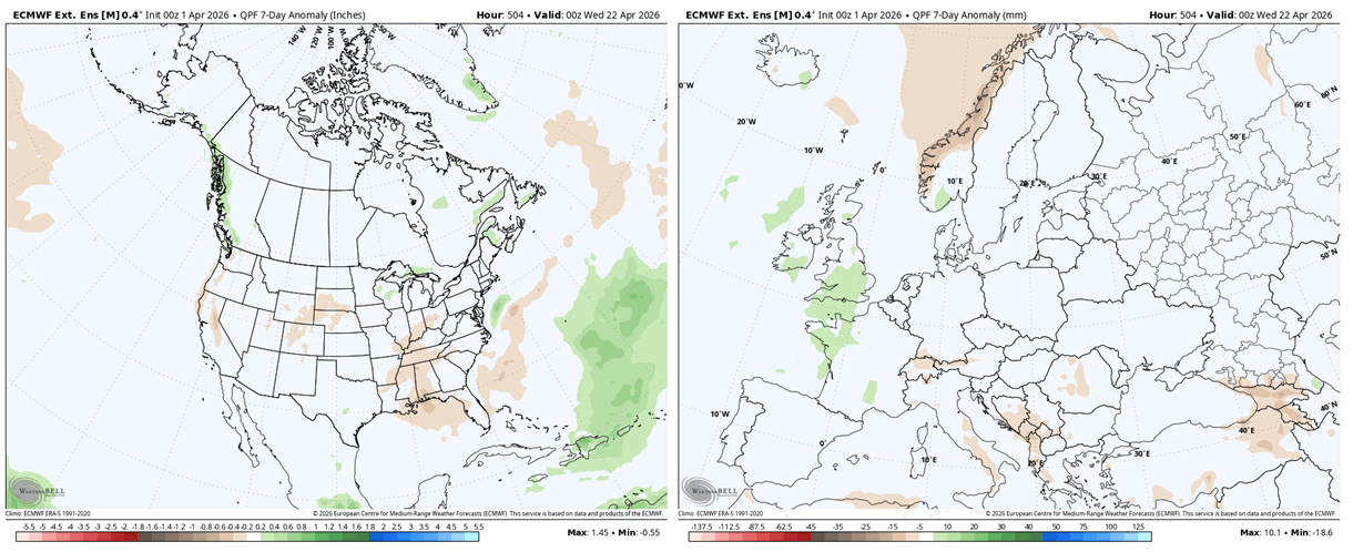 weather-forecast-late-april-precipitation-anomaly-pattern-ecmwf-united-states-canada-europe-extended-range