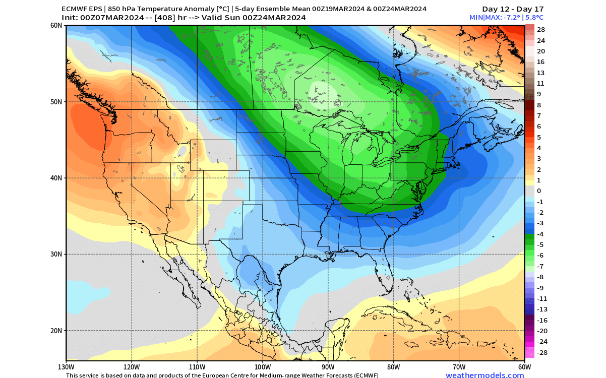 weather-forecast-march-april-surface-temperature-anomaly-pattern-ecmwf-united-states-canada