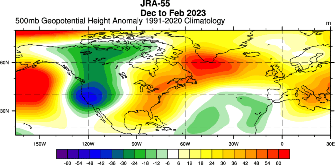 winter-2022-2023-weather-season-pressure-pattern-united-states-canada-anomaly-noaa-analysis