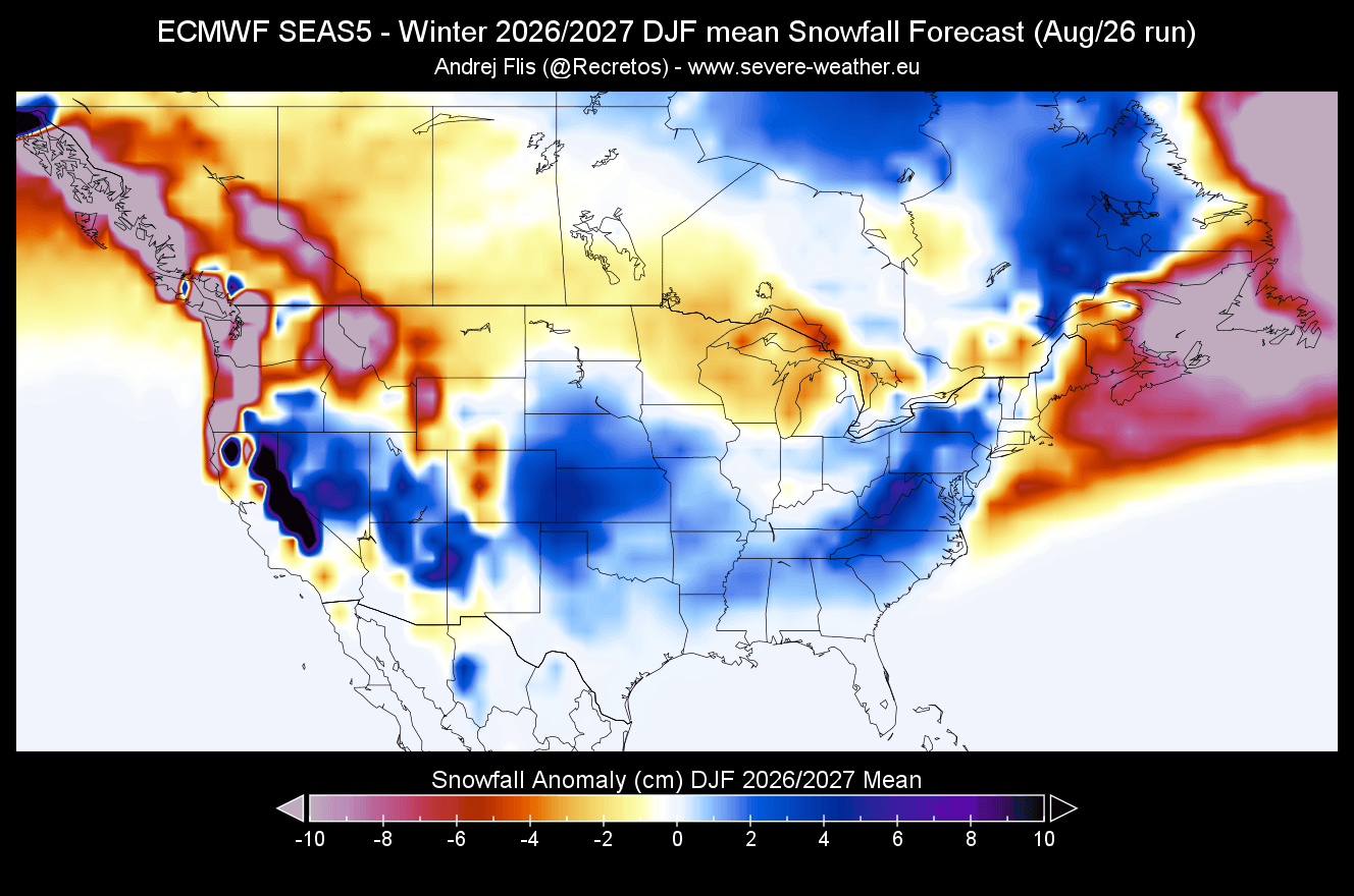 winter-2026-2027-snowfall-anomaly-forecast-super-el-nino-snow-cold-outlook-ecmwf-united-states-canada