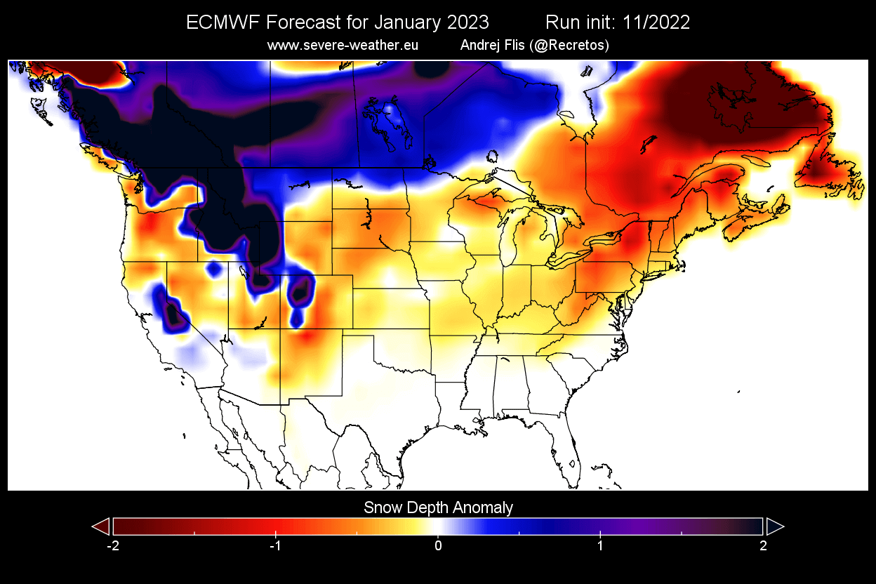 winter-forecast-2022-2023-ecmwf-snowfall-prediction-united-states-canada-january-anomaly-latest-update