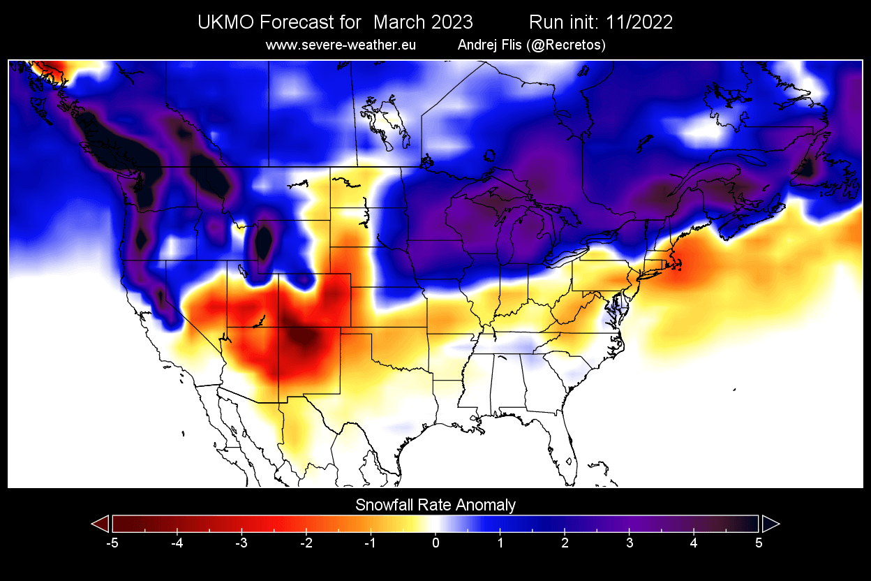 winter-forecast-2022-2023-ukmo-snowfall-prediction-united-states-canada-march-anomaly