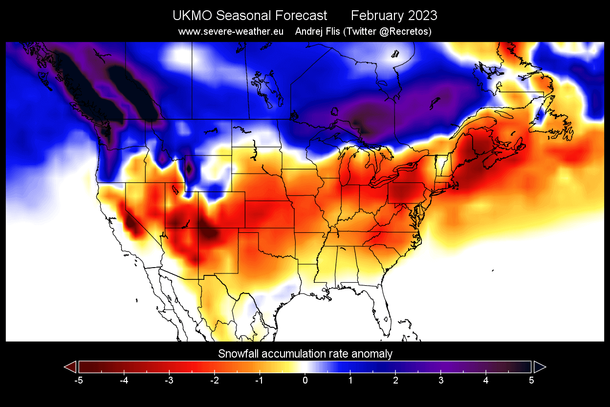 winter-forecast-2022-2023-ukmo-snowfall-united-states-canada-february-anomaly