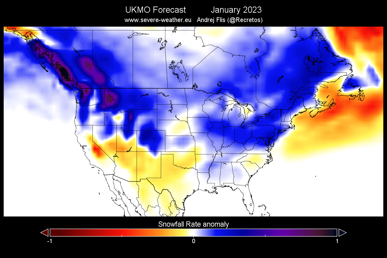 winter-forecast-2022-2023-ukmo-snowfall-united-states-canada-january-anomaly-latest-update