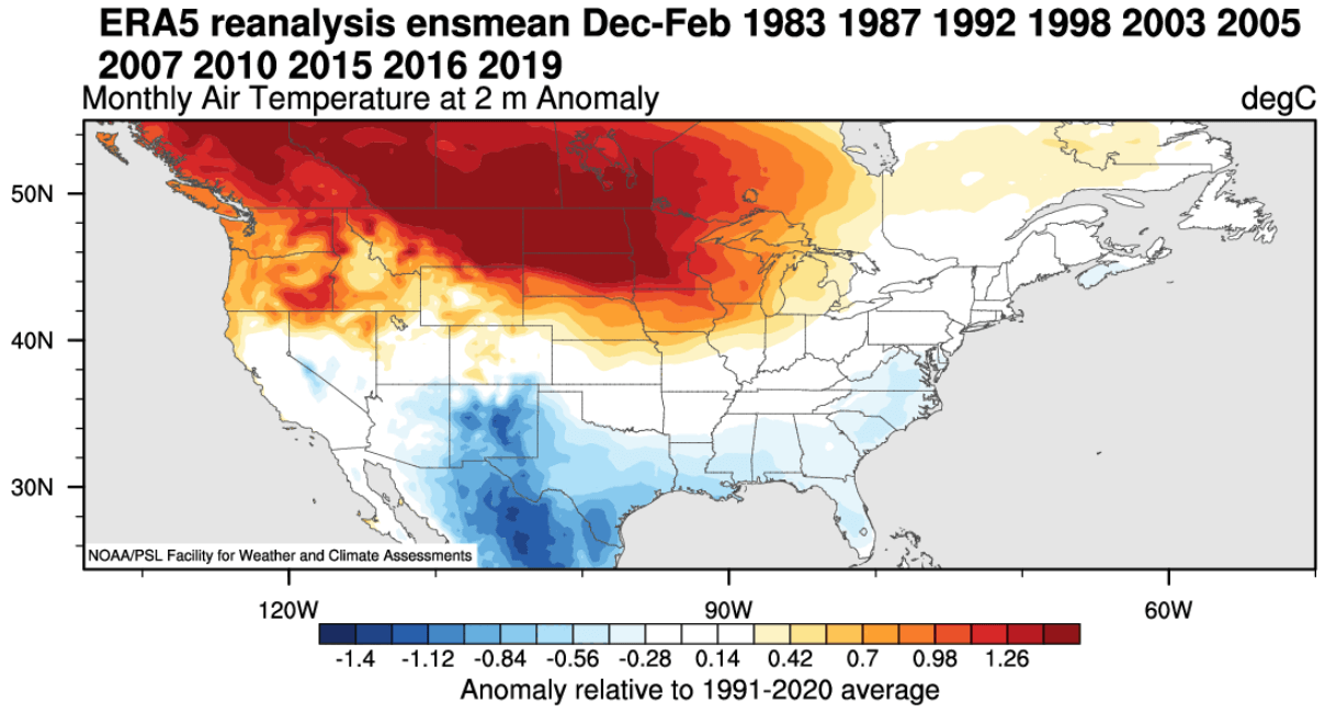 An El Nino event has emerged in the Forecast for 2023, while the Cold