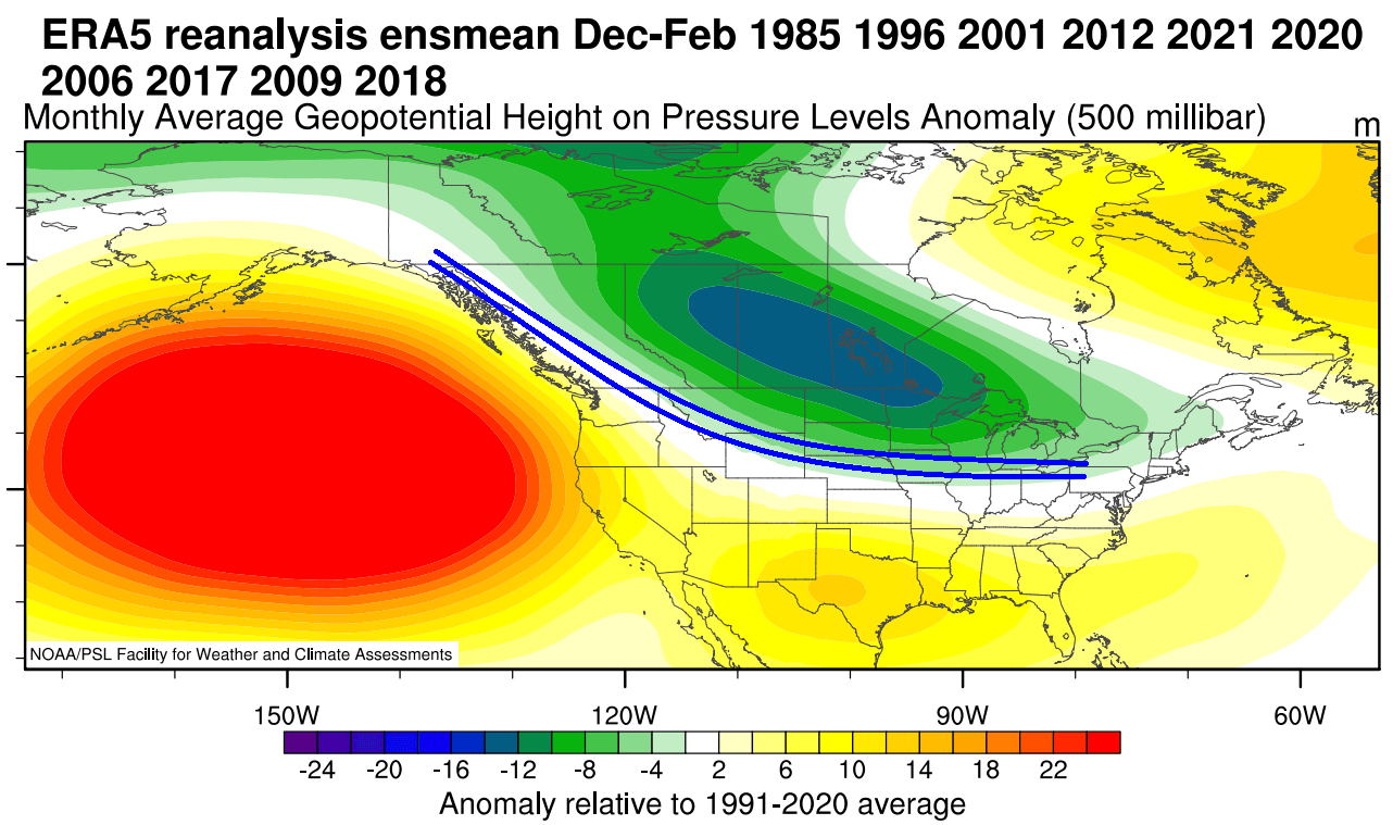 winter-forecast-2022-2023-weather-season-pressure-anomaly-history-united-states-canada-la-nina-jet-stream