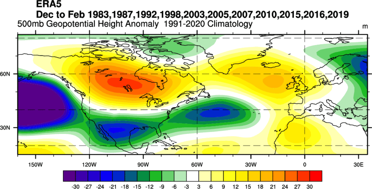 winter-forecast-2023-2024-weather-season-pressure-anomaly-history-united-states-canada-el-nino-strong-jet-stream