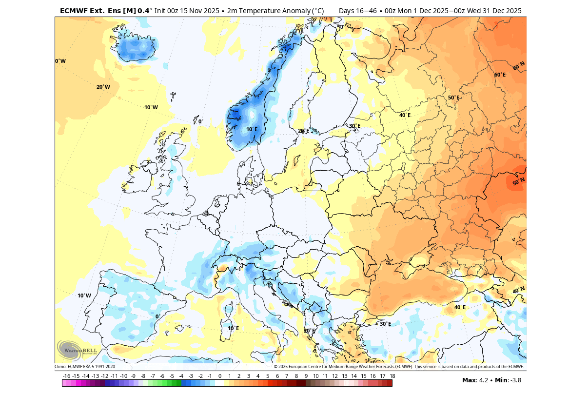 winter-forecast-december-temperature-anomaly-europe-cold-polar-vortex-collapse