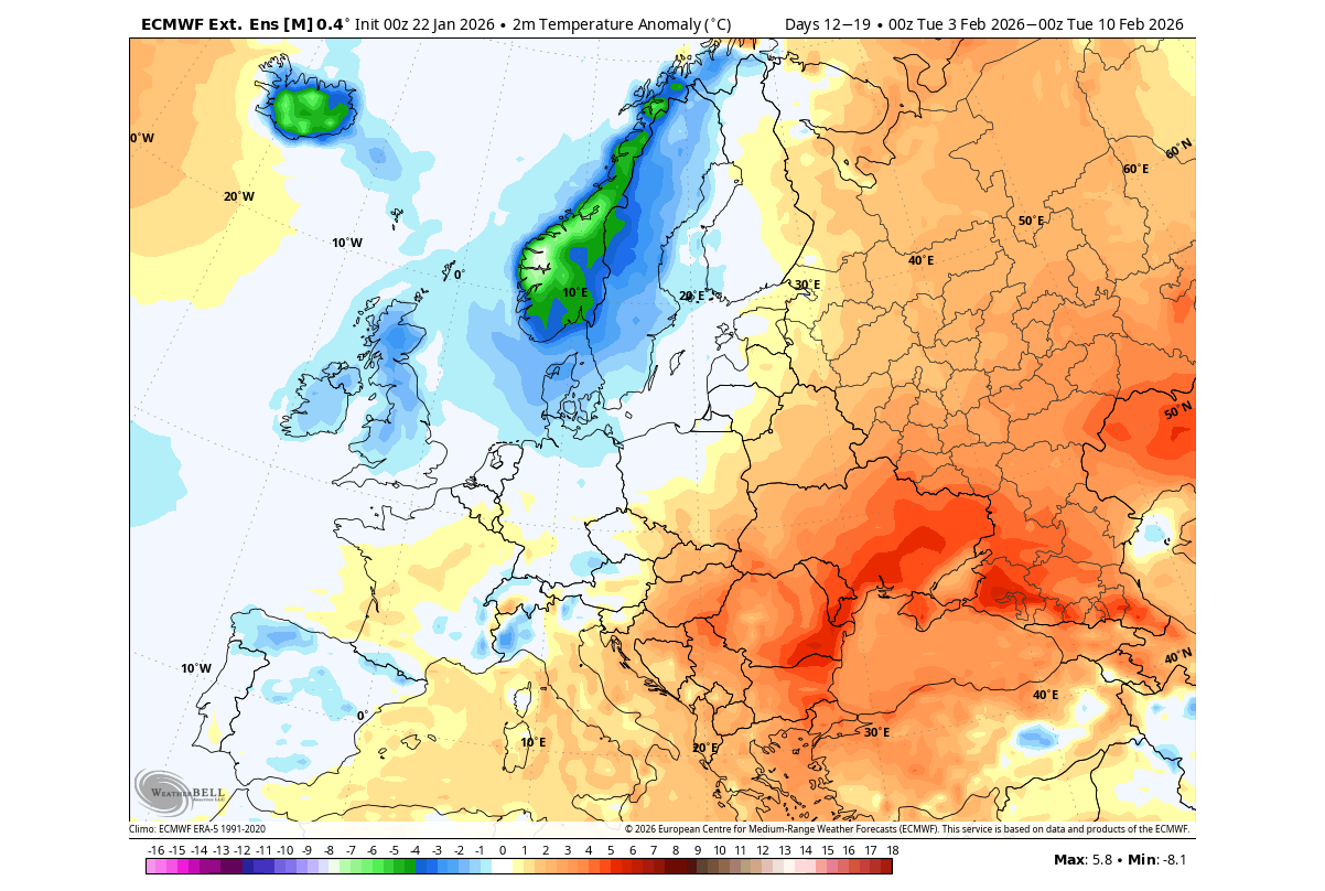 winter-forecast-early-february-temperature-airmass-anomaly-europe-polar-vortex-collapse