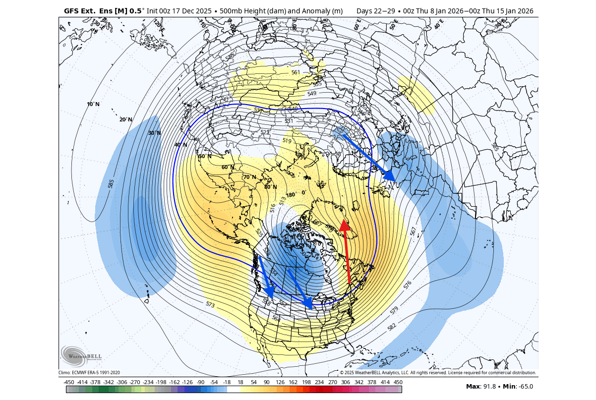 winter-forecast-january-500mb-pressure-anomaly-pattern-extended-range-united-states-canada-stronger-polar-vortex-core