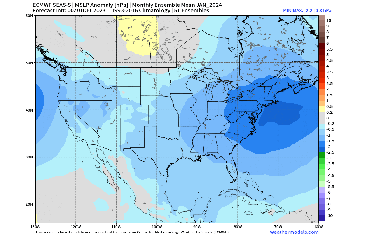 winter-forecast-january-sea-level-pressure-anomaly-pattern-ecmwf-united-states-canada