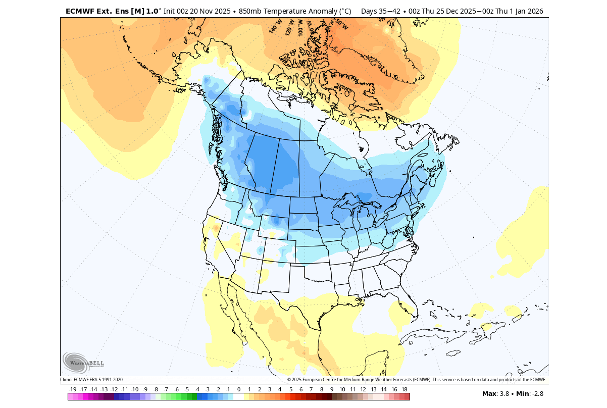 winter-forecast-late-december-temperature-anomaly-united-states-canada-cold-polar-vortex-core