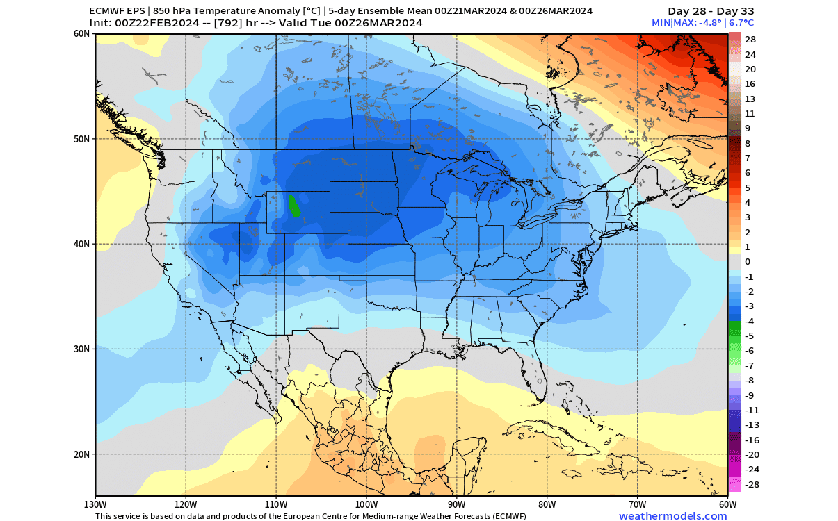 winter-forecast-late-march-surface-temperature-anomaly-pattern-ecmwf-united-states-canada-extended-past-run