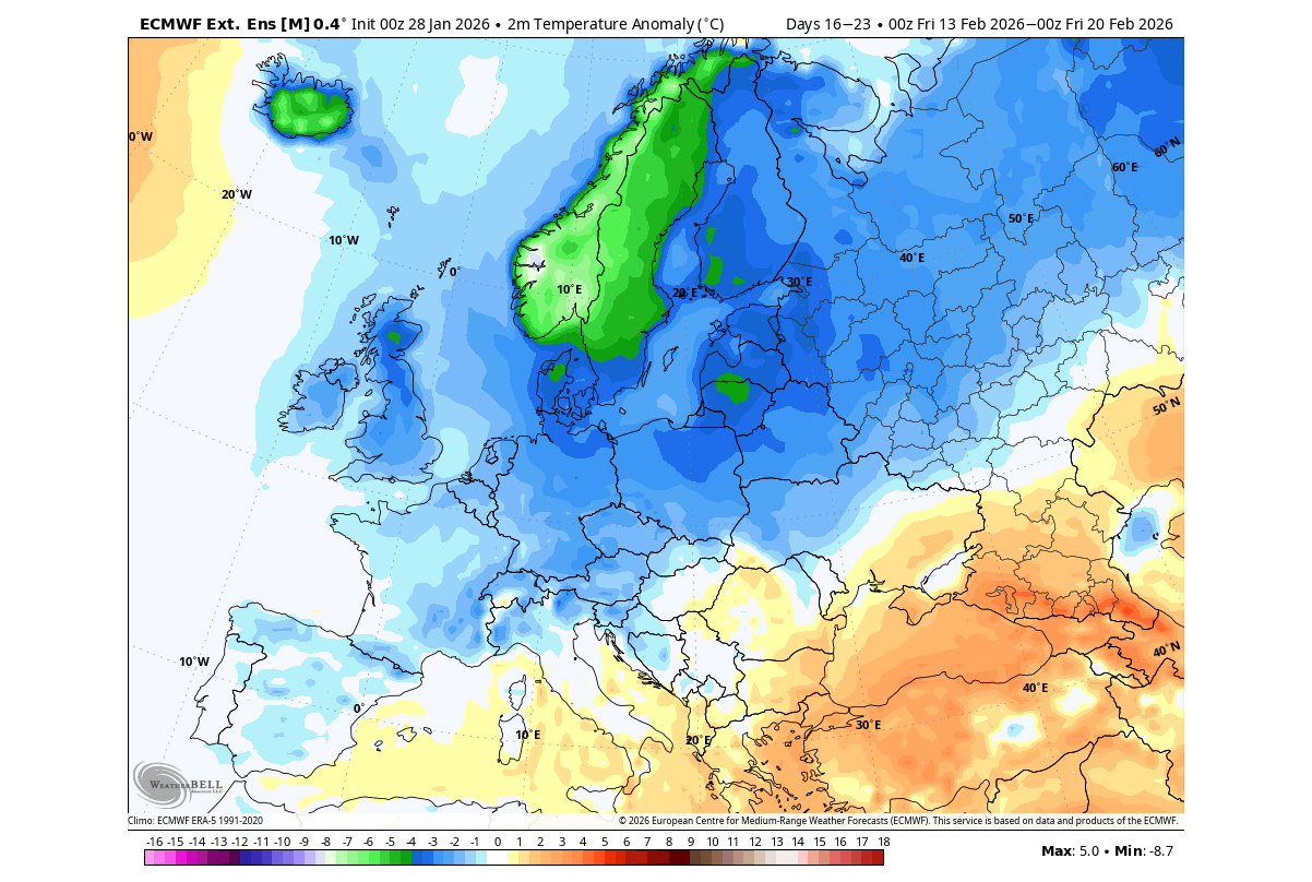 winter-forecast-mid-february-temperature-airmass-anomaly-europe-polar-vortex-collapse