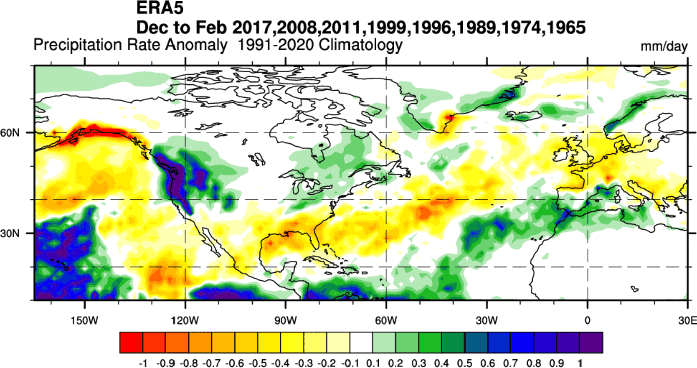 Impact of cooling ENSO on U.S. Weather from Fall to Winter 2024/2025