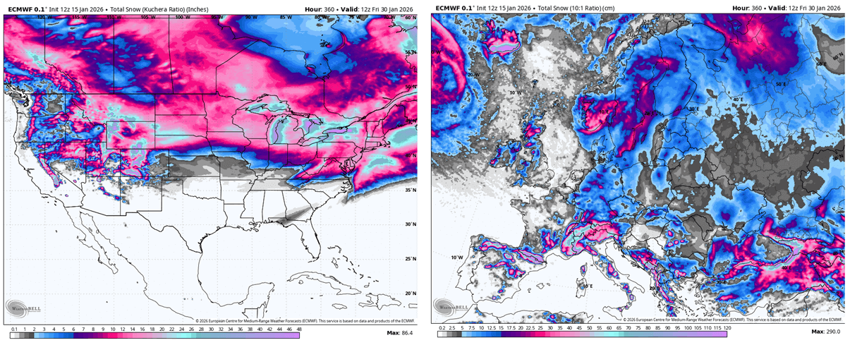 winter-january-2026-snowfall-forecast-cold-air-united-states-canada-europe-polar-vortex-disruption