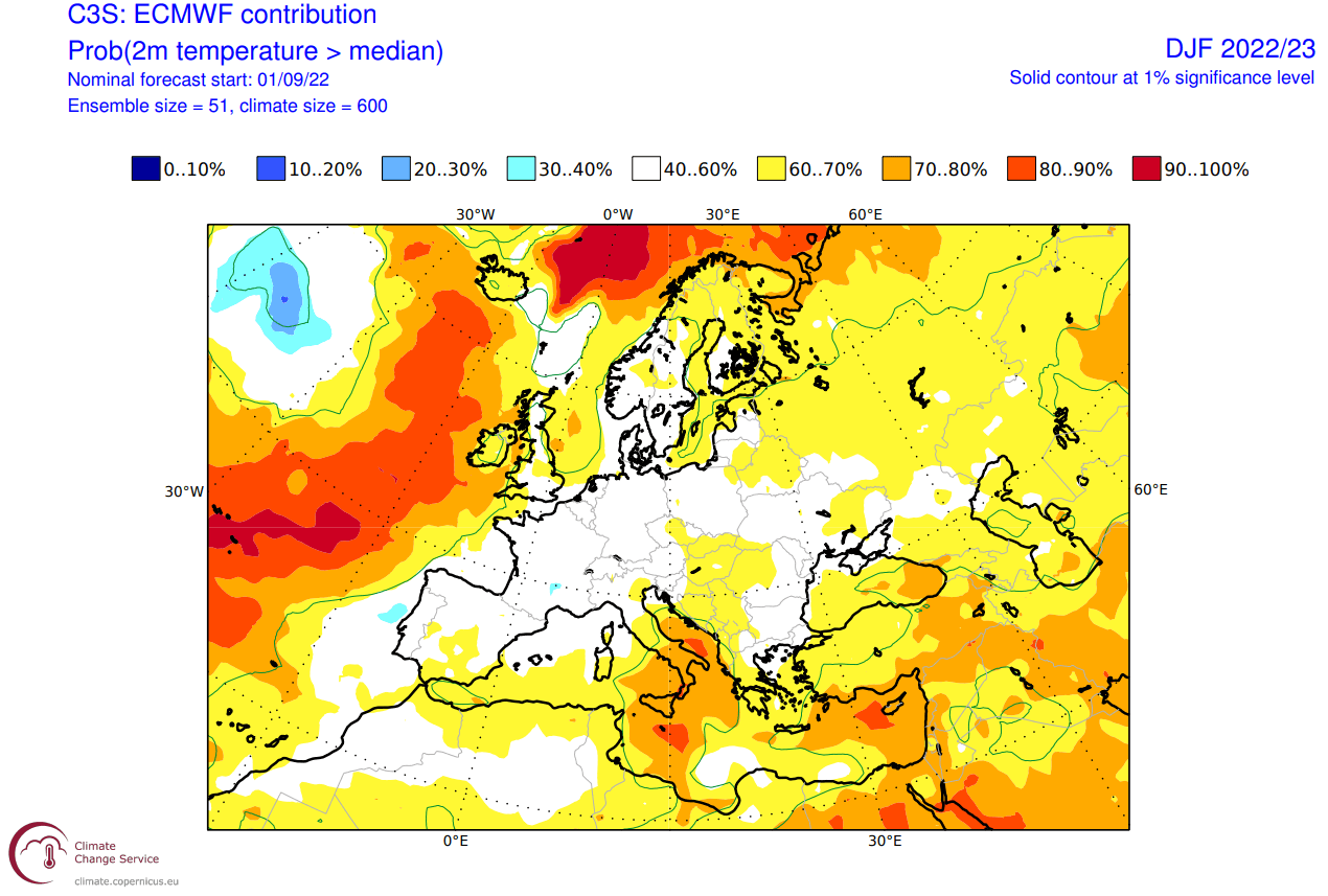 Winter Forecast 2022/2023 September Update Seasonal cooling now