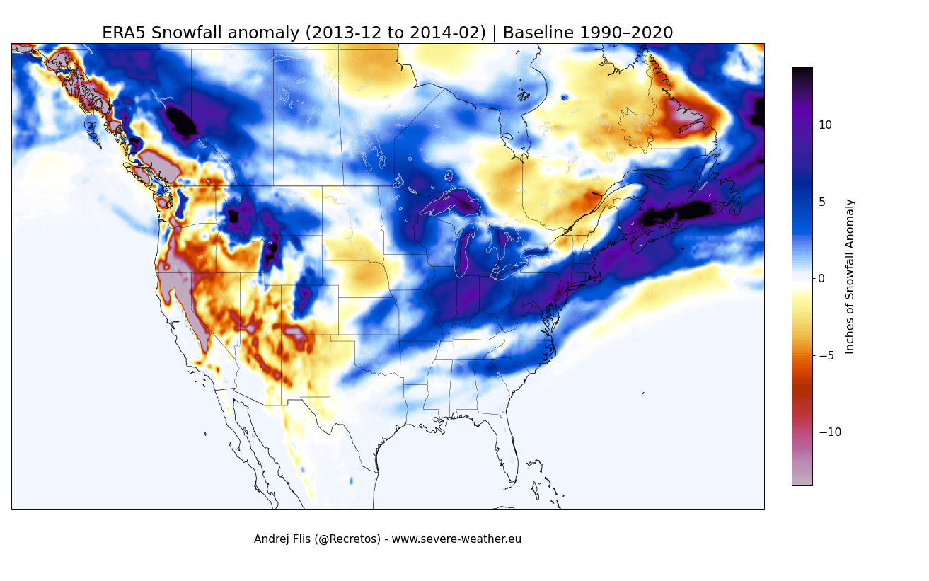 winter-snowfall-united-states-canada-warm-pacific-impact