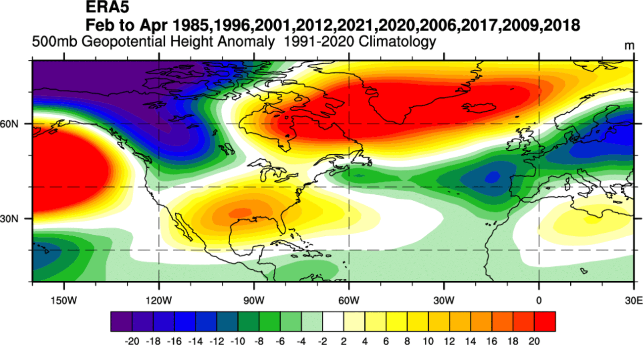 winter-spring-forecast-2023-weather-season-pressure-anomaly-history-united-states-canada-la-nina-jet-stream-snowfall-prediction