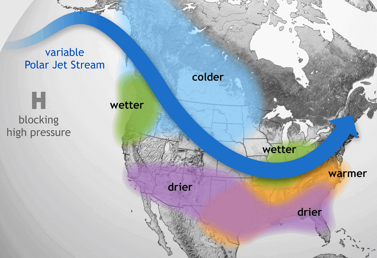 winter-spring-season-la-nina-jet-stream-influence-united-states-temperature-weather-pattern-snow-cover