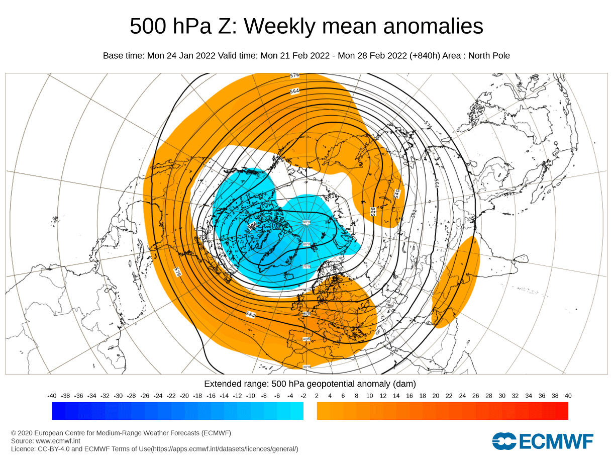 winter-weather-extended-forecast-polar-vortex-pattern-anomaly-ecmwf-late-february-2022